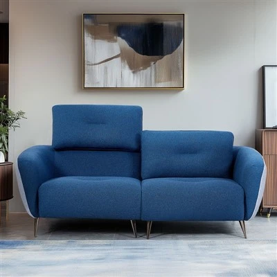 Sofa phòng khách vải nhung sang trọng